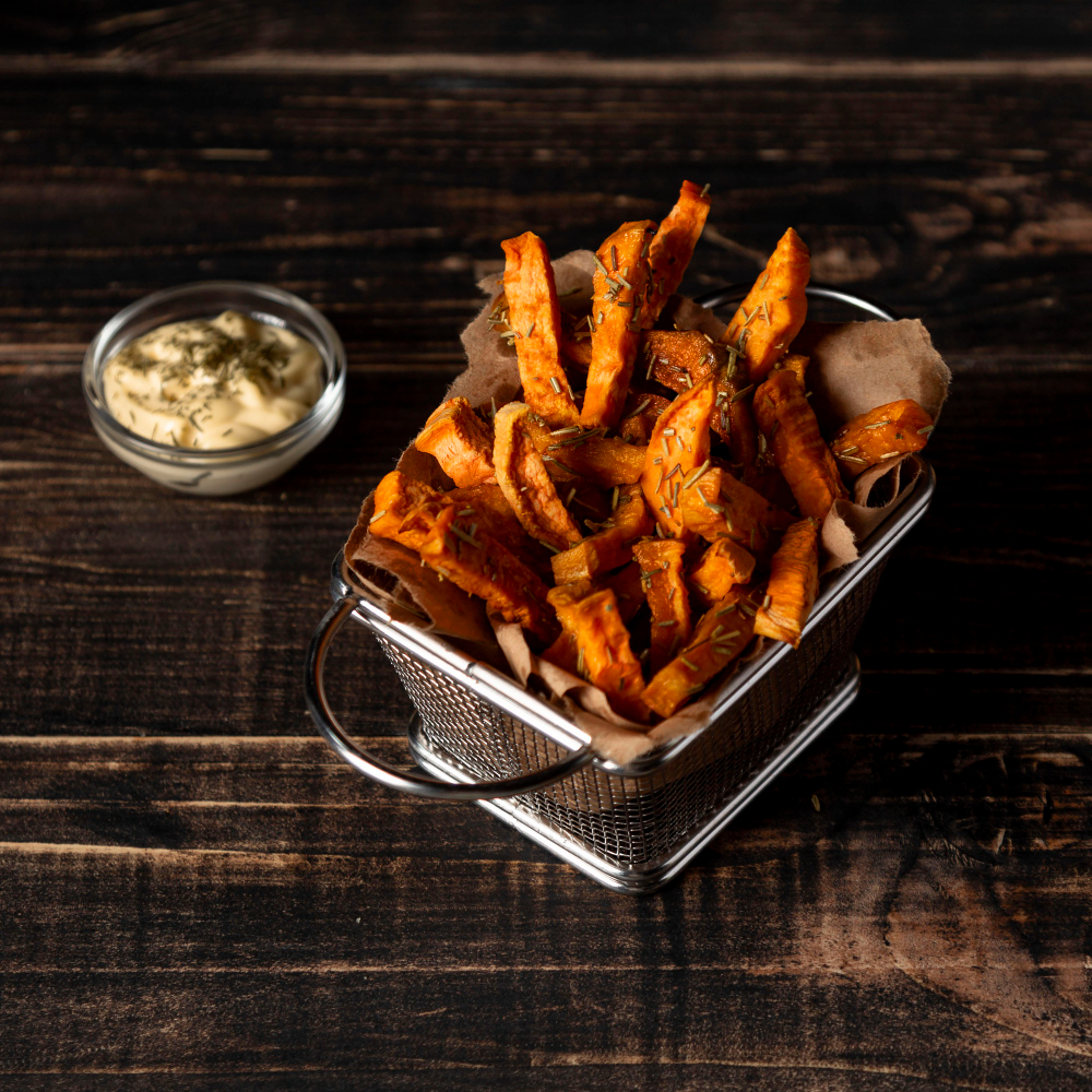 Crispy sweet potato fries